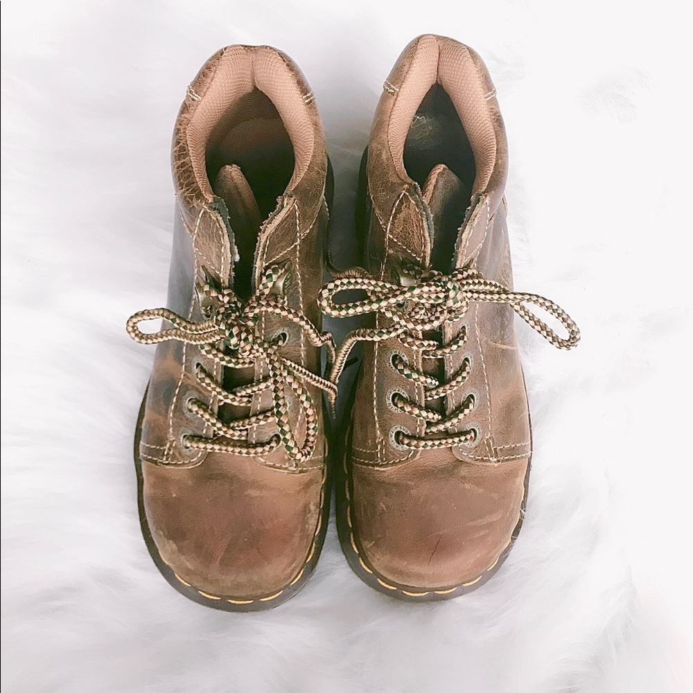 Dr. Martens Brown Lace Up Ankle Boots